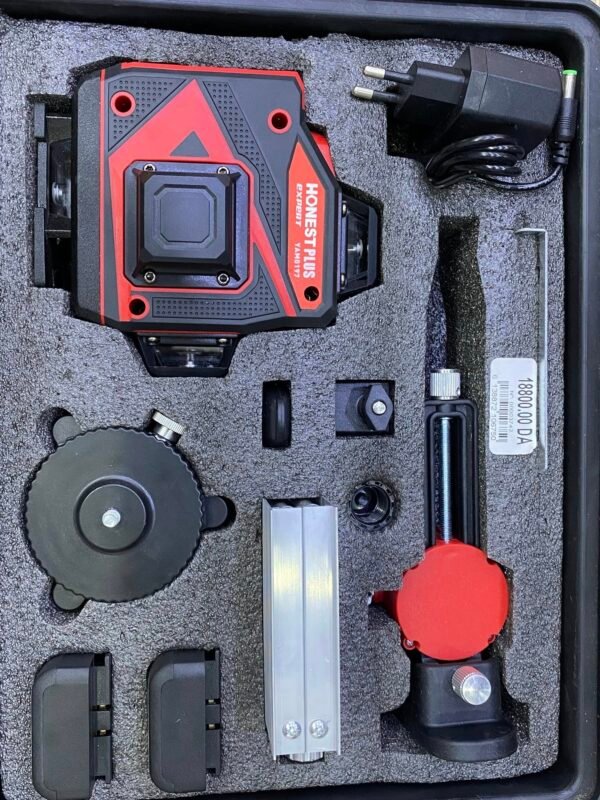 Niveau Laser HONESTPLUS Expert 16 Lignes (4D) – Faisceau Vert OSRAM – Modèle YAM0197