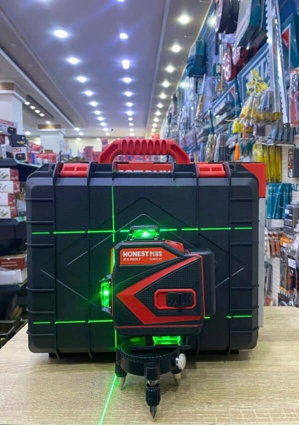 Niveau Laser HONESTPLUS Expert 16 Lignes (4D) – Faisceau Vert OSRAM – Modèle YAM0197